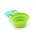 Messy Mutts Grand Bol En Silicone Rétractable, 3 Tasses - Vert