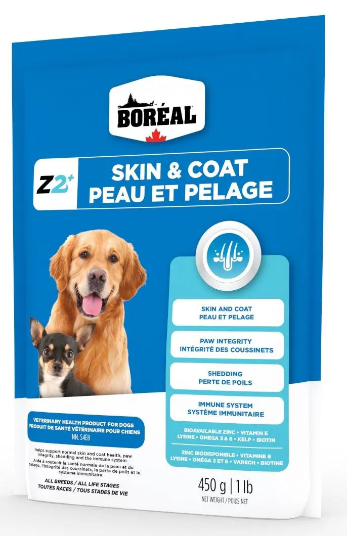 Boréal Zinpro Z2+ Supplément De Zinc Peau Et Pelage Pour Chien 450g