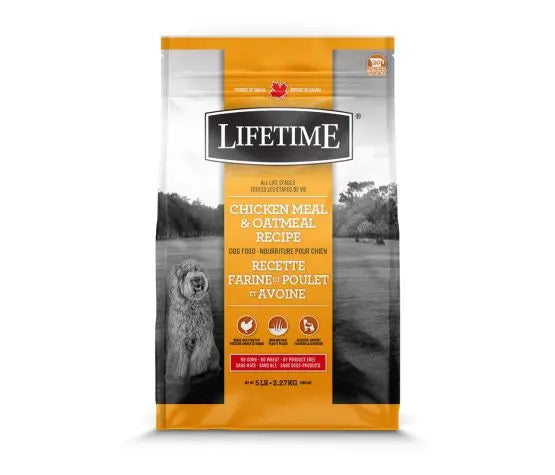 Trouw Nutrition Lifetime Chien Poulet et Avoine 5lbs / 2.27kg