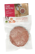 Faim Museau Médaillon Individuel Poulet et Canneberge 114g