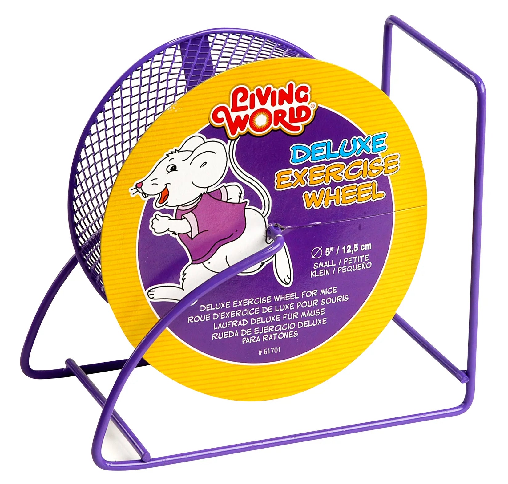 Living World Roue d’Exercice Petit 12.5 cm (Mauve)