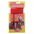 Living World Harnais pour Lapin Nain - Rouge