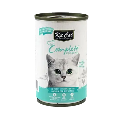 Kit Cat Complete Cuisine au Poulet et Graines de Chia en Bouillon pour Chat 150g