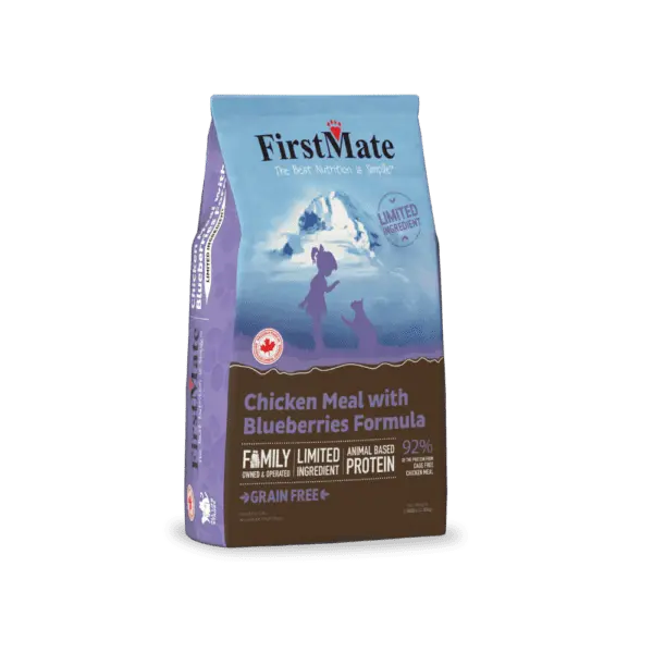 First Mate LID Chat Poulet et Bleuets 4lbs / 1.80kg