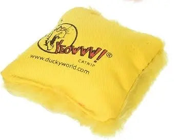 Ducky World Yeowww! Jouet D'Herbe à Chat - Oreiller (Couleur Assortie)