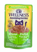 Wellness Appetizing Entrées Mousse Recette de Poulet & Dinde Infusé de Bouillon 40g