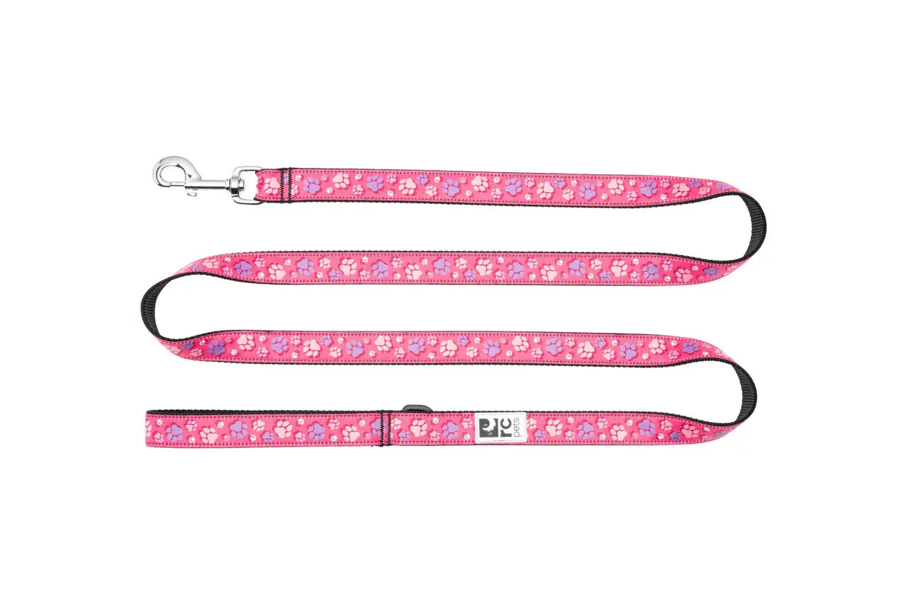 RC Pets Laisse à Traces De Pattes Rose 1x6