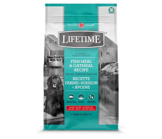 Trouw Nutrition Lifetime Chien Poisson et Avoine 25lbs / 11.4kg