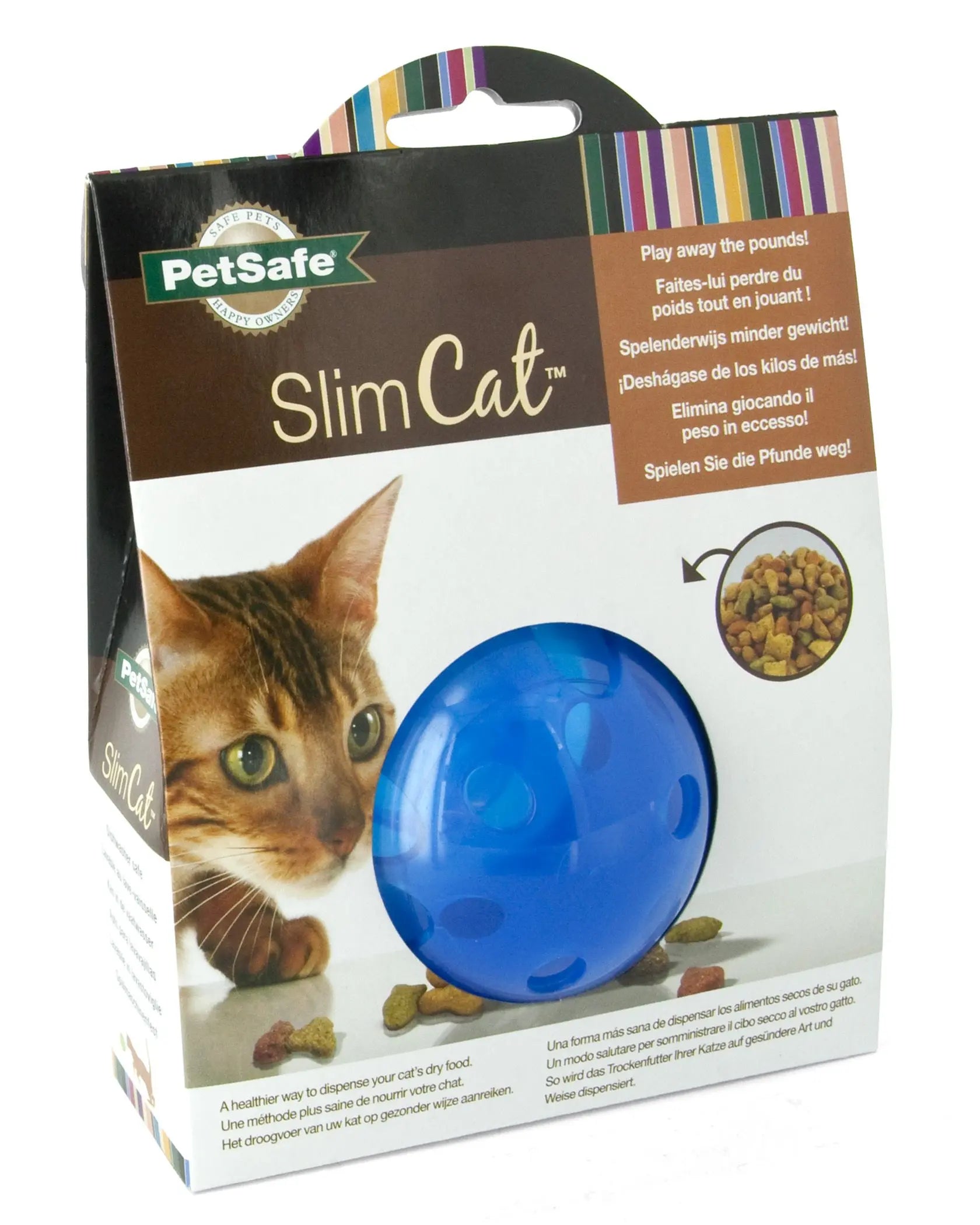 PetSafe Slimcat Balle Distributrice (Bleue)
