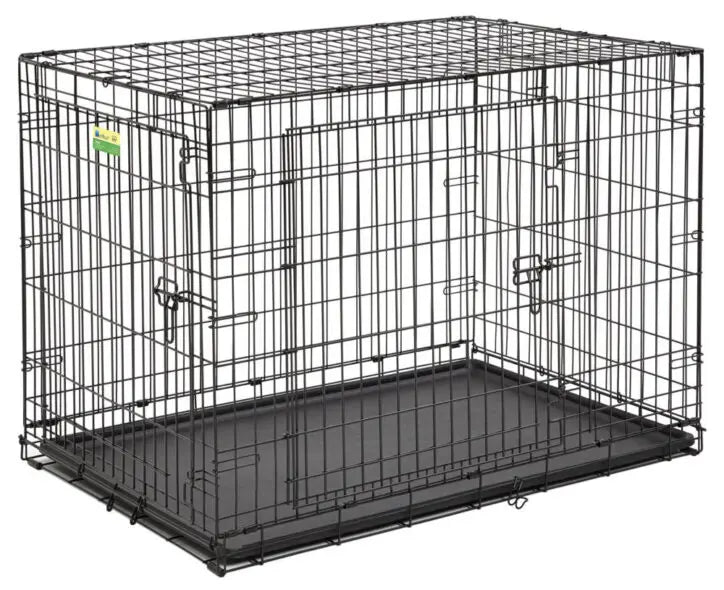 Midwest Cage Contour 2 Portes 42" Noir Grande