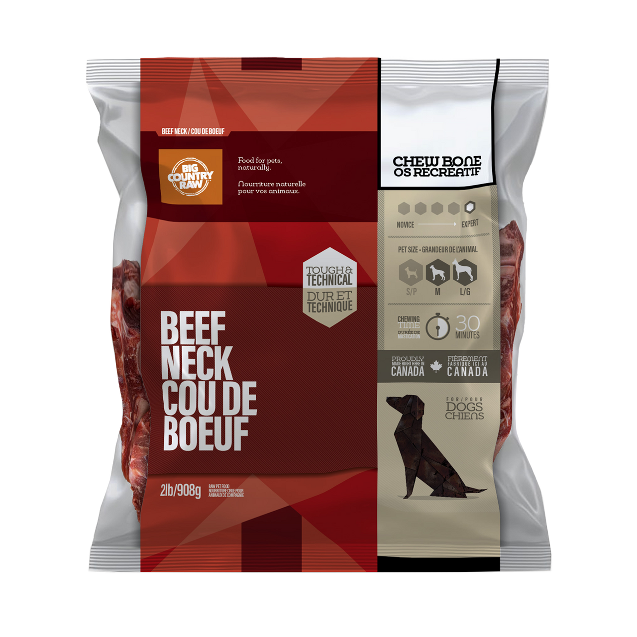 Big Country Raw Cou de Boeuf 2lbs / 908g