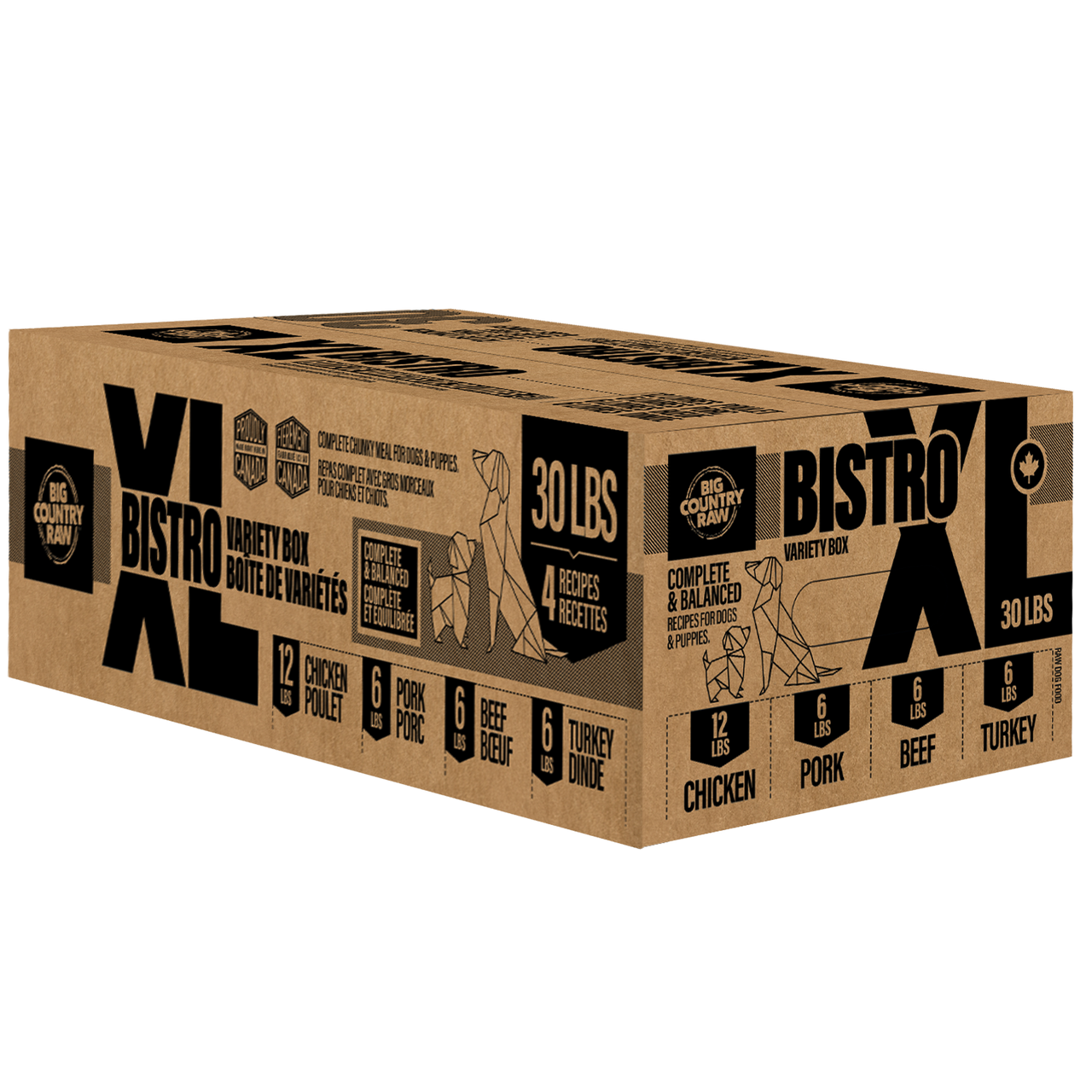 Big Country Raw XL Bistro 30lbs / 13.6kg
