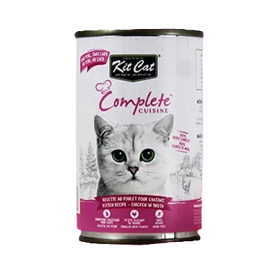 Kit Cat Complete Cuisine Poulet en Bouillon pour Chaton 150g
