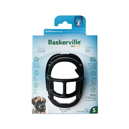 Company Of Animals Baskerville Ultra Muselière pour Chien Taille 5