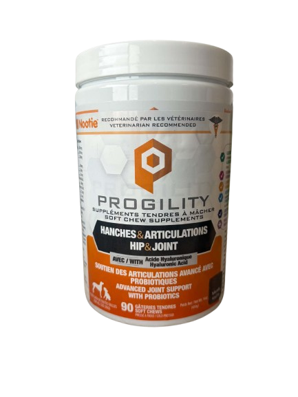 Progility Supplément Hanches et Articulations Saveur Bacon & Fromage (90 Bouchées) 450g