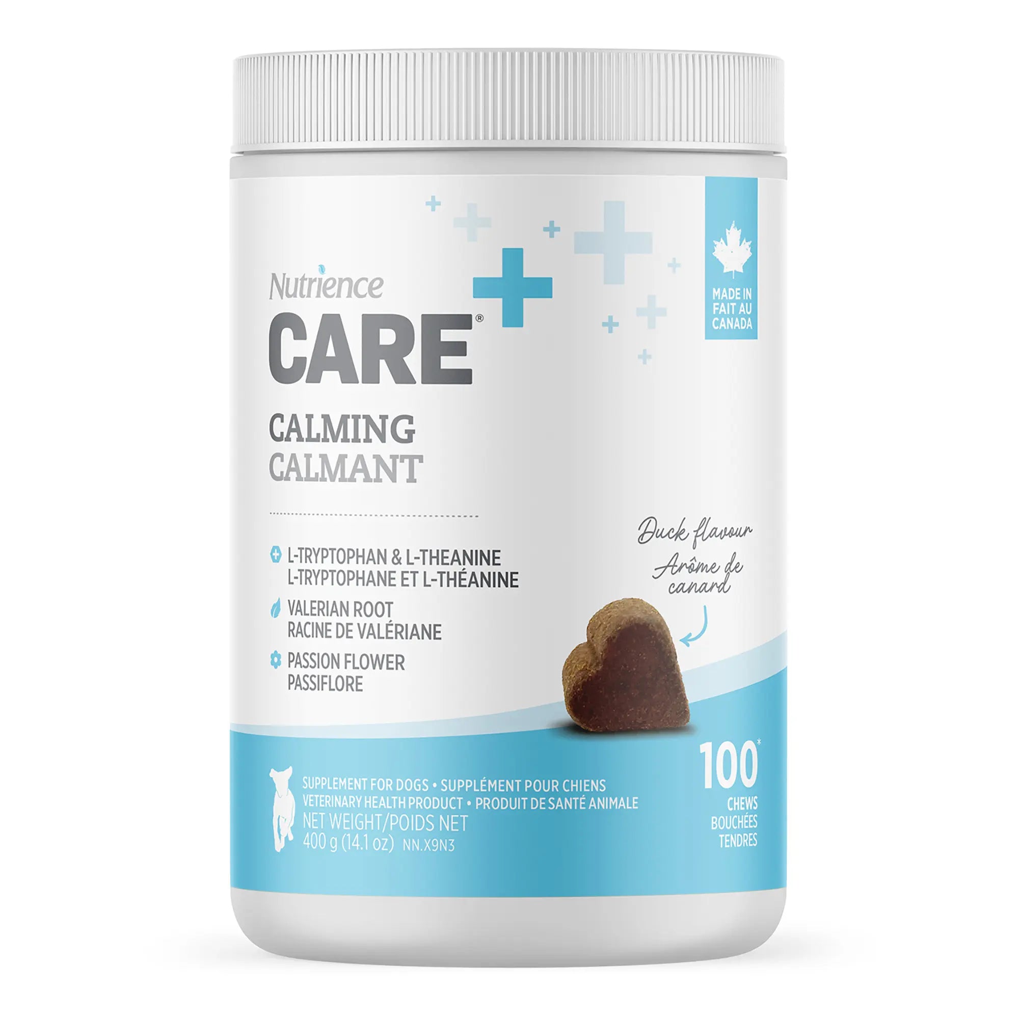 Nutrience Care Chien Supplément Calmant+ (100 Bouchées) 400g