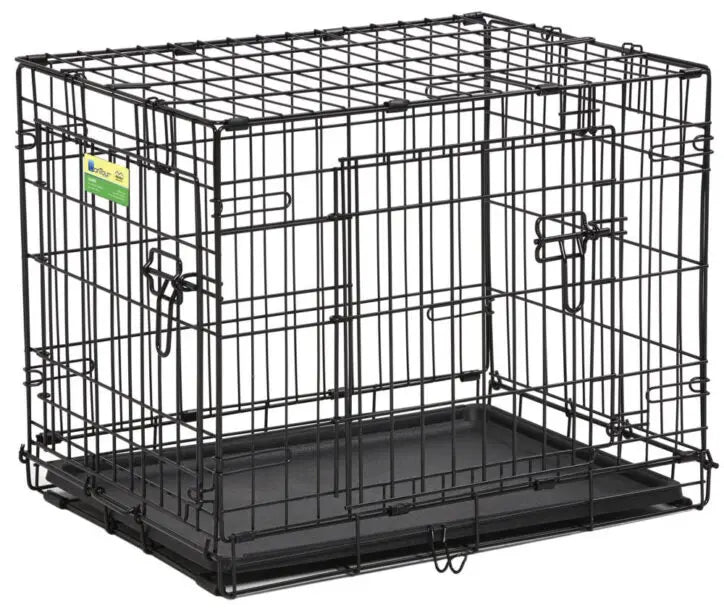 Midwest Cage Contour 2 Portes 30" Noir Moyenne