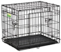 Midwest Cage Contour 2 Portes 24″ Noir Petite