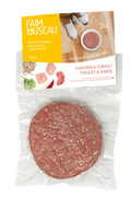 Faim Museau Médaillon Individuel Poulet et Dinde 114g