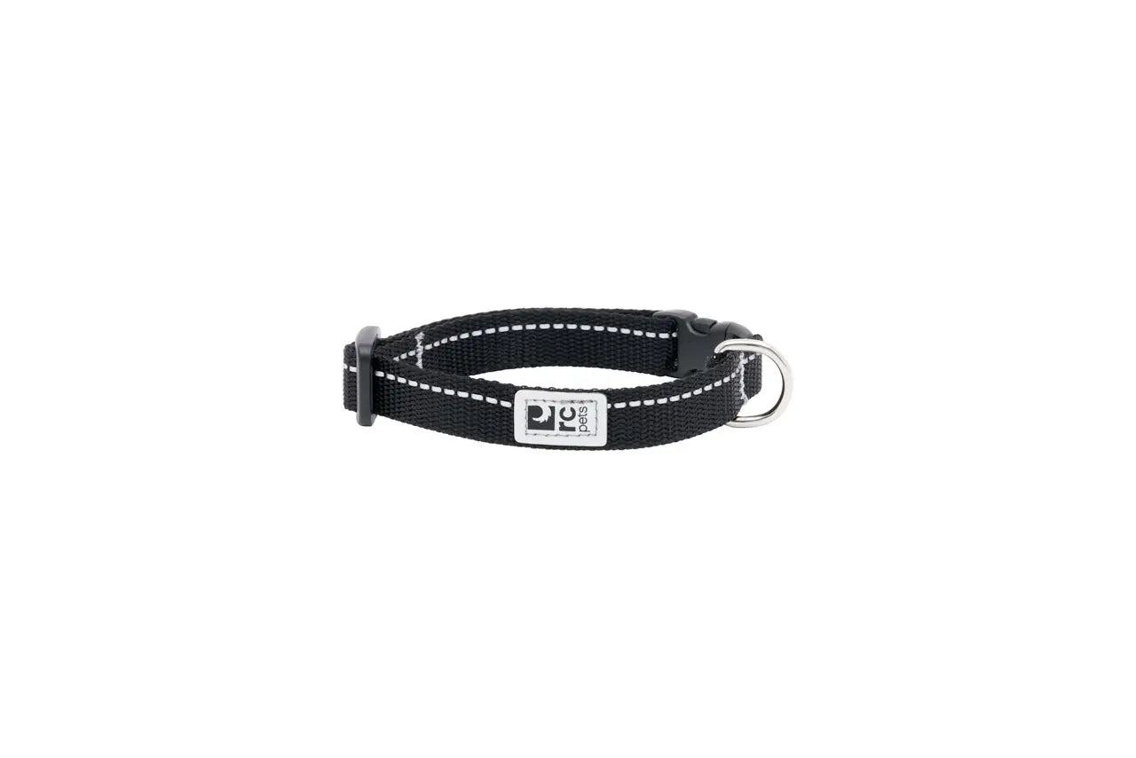 RC Pets Petit Collier De Base Noir PTTP 1/2