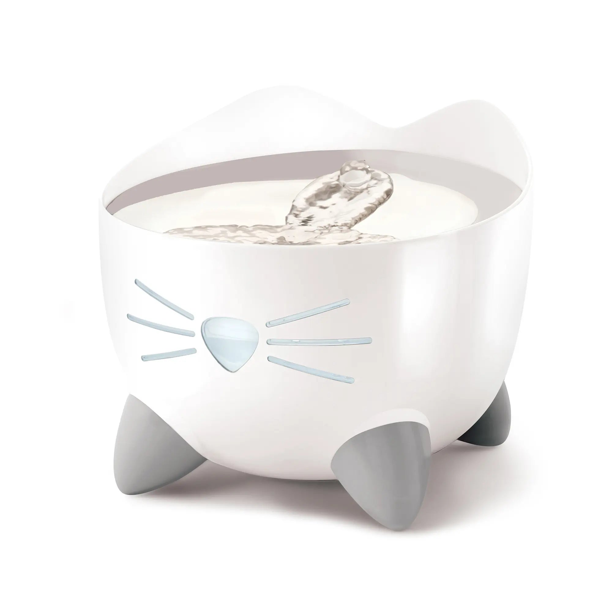 Catit Pixi Abrevoir Acier Inoxydable 2.5L (Blanc)