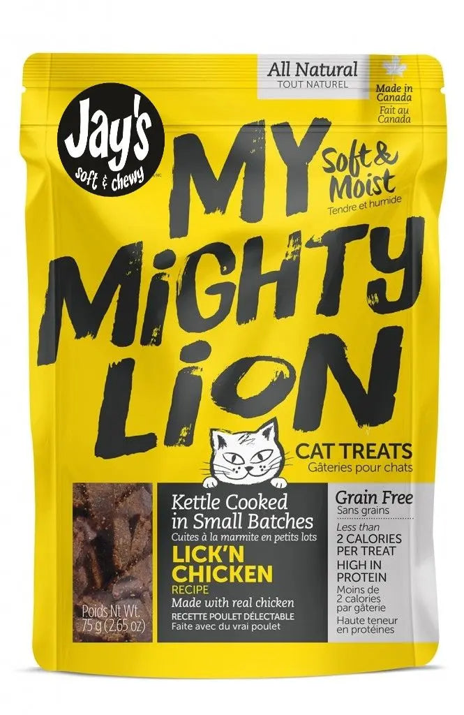 Jay's My Mighty Lion, Gâteries Pour Chat, Poulet 75g