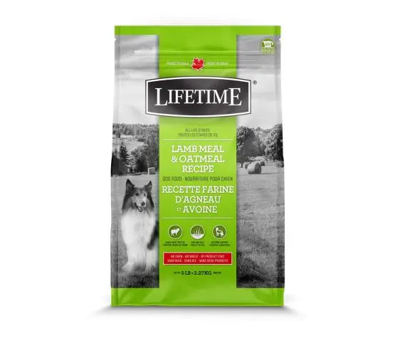 Trouw Nutrition Lifetime Chien Agneau et Avoine 5lbs / 2.27kg