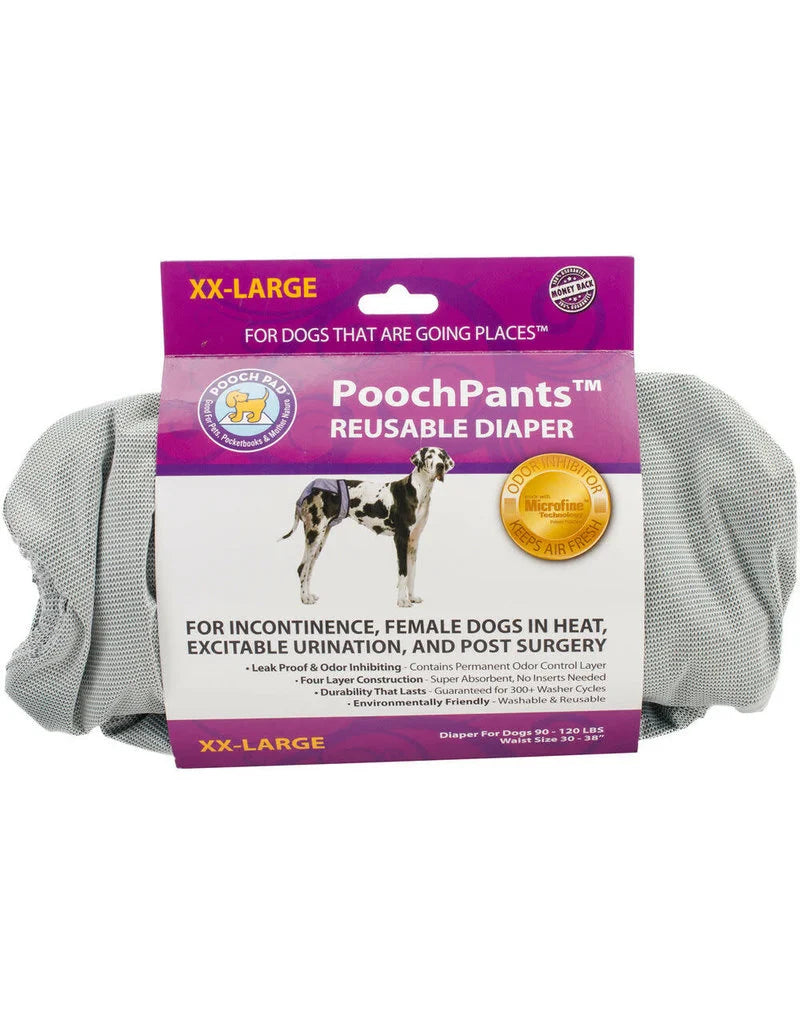PoochPad Poochpants Culotte Hygiénique Réutilisable pour Femelle TT-Grand